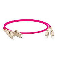 картинка hyperline fc-d2-504-lc/pr-lc/pr-h-10m-lszh-mg патч-корд волоконно-оптический (шнур) mm 50/125(om4), lc-lc, duplex, lszh, 10 м от магазина Tovar-RF.ru