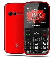 картинка телефон мобильный texet tm-b227 red (2 sim) от магазина Tovar-RF.ru