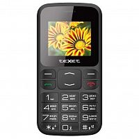 картинка texet tm-b208 мобильный телефон цвет черный от магазина Tovar-RF.ru