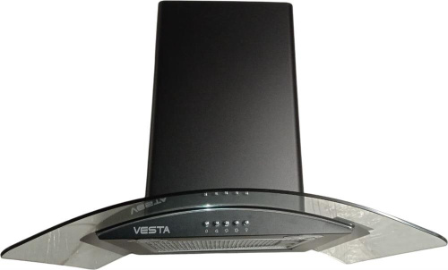 картинка вытяжка vesta vcg660 bl черный от магазина Tovar-RF.ru