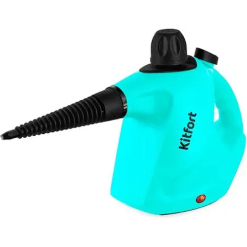 картинка пароочиститель ручной kitfort кт-9138-2 1050вт черный/зеленый от магазина Tovar-RF.ru