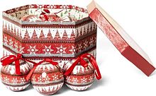 картинка Набор ёлочных шаров WINTER GLADE Набор ёлочных шаров папье-маше, 14 шт. 7514G227 от магазина Tovar-RF.ru