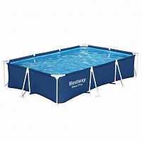 картинка бассейн bestway 56411 бассейн каркасный 300х201х66см, 3300 л, с ф.-насосомот магазина Tovar-RF.ru