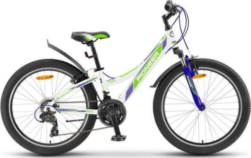 картинка велосипед pioneer fiesta 24"/13" white-blue-green pioneer fiesta 24"/13" white-blue-greenот магазина Tovar-RF.ru