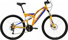 картинка велосипед stark jumper fs 27.1 d оранжевый/голубой, синий 16" hq-0014273от магазина Tovar-RF.ru