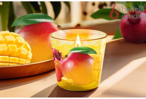 картинка Свеча BARTEK Манго и фрукты (Mango & Fruits) 115гр в стакане от магазина Tovar-RF.ru