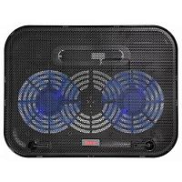 картинка buro подставка для ноутбука 14"338x255x22mm 1xusb 2x 140mmfan 480г металлическая сетка/пластик черный (bu-lcp140-b214h) от магазина Tovar-RF.ru