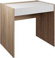 картинка Модульная мебель МЕБЕЛЬ-КОМПЛЕКС ЛАЙТ Стол косметический Дуб Сонома/Белый (1 кор.) МЕБЕЛЬ-КОМПЛЕКС ЛАЙТ Стол косметический Дуб Сонома/Белый (1 кор.) от магазина Tovar-RF.ru