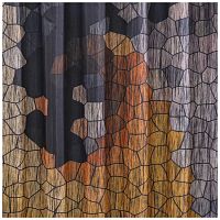 картинка Штора для ванной САНАКС 01-91 Штора с рисунком, дикий камень, в ванную комнату, без колец - полиэстэр, 180 х 180 см от магазина Tovar-RF.ru