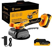 картинка Виброприсоска аккумуляторная для укладки плитки DEKO DKTT20, 20В, 2x2.0Ач, в кейсе 063-4377 от магазина Tovar-RF.ru