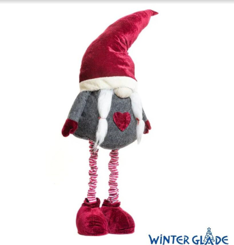 картинка Фигурка WINTER GLADE Фигурка Гном 125 см на телескопических ногах F24125 от магазина Tovar-RF.ru
