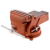 картинка SPARTA Тиски слесарные, 150 мм, поворотные, с наковальней [186275] от магазина Tovar-RF.ru