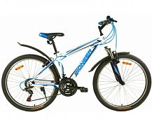 картинка велосипед pioneer city 26"/16" white-black-blueот магазина Tovar-RF.ru