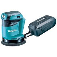 картинка Makita DBO180Z Эксцентриковая шлифовальная машина аккумуляторная [DBO180Z] {18В,Li-ion,ф125мм,7000\9500\11000об\м,ампл-2.8мм,1.7кг,кор,п\сб,б\акк и з\у,совм с 4Ач Li-ion} от магазина Tovar-RF.ru