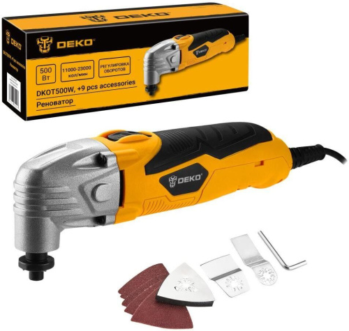 картинка Реноватор DEKO DKOT500W + набор предметов 9 шт. 083-1095 от магазина Tovar-RF.ru