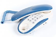 картинка телефон проводной вектор 603/01 blue от магазина Tovar-RF.ru