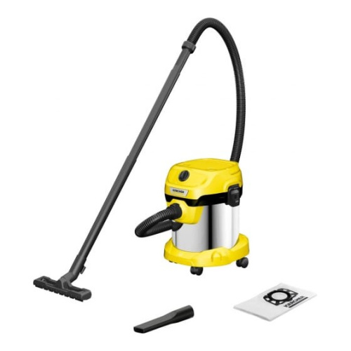 картинка Строительный пылесос Karcher WD 2 Plus S V-15/4/18,  желтый [1.628-050.0] от магазина Tovar-RF.ru