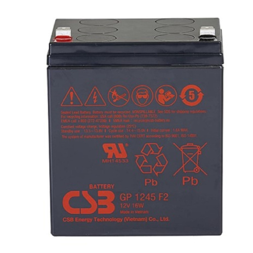 картинка csb батарея gp1245 f2  (12v 4,5ah)  от магазина Tovar-RF.ru