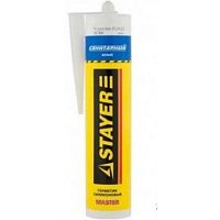 картинка STAYER Герметик "MASTER" санитарный силиконовый, для помещений с повышенной влажностью, белый, 260мл [41215-0_z01] от магазина Tovar-RF.ru