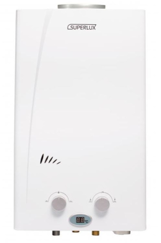 картинка водонагреватель газ. ariston superlux 10l cf ng new    (3632386)  (20 мбар с дисплеем) от магазина Tovar-RF.ru