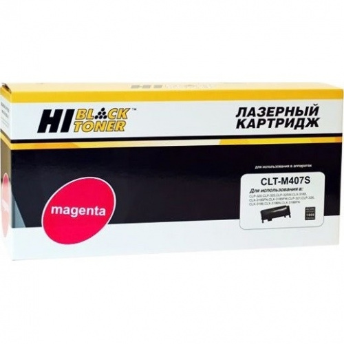 картинка hi-black clt-m407s картридж для  samsung clp320/320n/clx-3185/3185n/fn m с чипом от магазина Tovar-RF.ru
