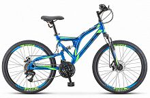 картинка велосипед stels mustang md 24 v010 lu095563 lu094556 16 синий/черный 2023от магазина Tovar-RF.ru