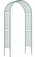 картинка Арки садовые RUSSIA Арка Садовая разборная "Сетка широкая" 2,5х0,5х1,2м 69124 от магазина Tovar-RF.ru