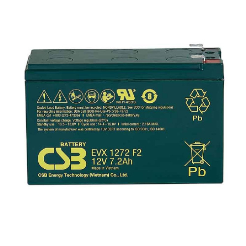 картинка csb батарея evx1272 f2 (12v 7,2ah) от магазина Tovar-RF.ru