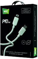 картинка кабель more choice (4620202554581) k83ia 2м usb 3.0a pd 27w для lightning ng 8-pin -2 м , черный от магазина Tovar-RF.ru