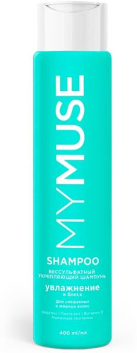 картинка Шампунь GRASS 145008 MY MUSE Беcсульфатный укрепляющий (400мл) GRASS 145008 MY MUSE Беcсульфатный укрепляющий (400мл) от магазина Tovar-RF.ru