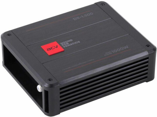 картинка acv усилитель dx-1.500 v4 500вт/1-канал/2-1 ом/bassboost-пульт/d-class/low-pass(6 шт мастер) от магазина Tovar-RF.ru