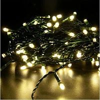 картинки led гирлянда funray рисовая rl-110ww, 10м, 100led, тепл.белый, темно-зел. шнур 0,7м, контроллер, от магазина Tovar-RF.ru