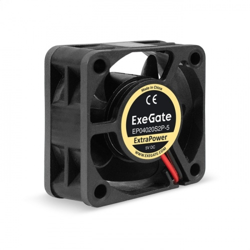 картинка exegate ex295197rus вентилятор 5в dc exegate extrapower ep04020s2p-5 (40x40x20 мм, sleeve bearing (подшипник скольжения), 2pin, 7000rpm, 30.5dba) от магазина Tovar-RF.ru