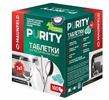 картинка таблетки для посудомоечных машин maunfeld purity eco all in 1 mdt100ec (100 шт. в упаковке) от магазина Tovar-RF.ru