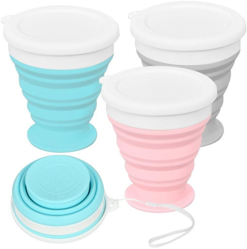 картинка стакан складной multidom "походный" da84-163 multidom "походный" da84-163от магазина Tovar-RF.ru