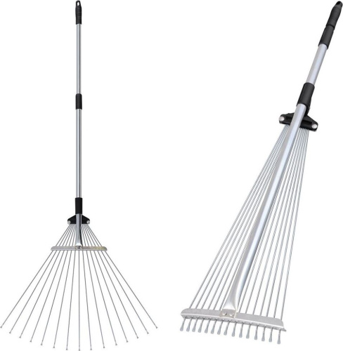 картинка Грабли веерные складные с телескопической ручкой. Длина 77~110см. MULTIDOM Грабли веерные складные с телескопической ручкой VL83-199 от магазина Tovar-RF.ru