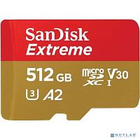 картинка micro securedigital 512gb sandisk microsdxc class 10 uhs-i a2 c10 v30 u3 extreme 190mb/s от магазина Tovar-RF.ru