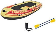 картинка набор "тропикана" (лодка надувная 252*125*40 см, весла 2 шт, насос) 34262 pathfi pathfinder 34262 (107414)от магазина Tovar-RF.ru