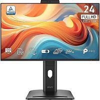 картинка msi pro 23.8" mp245pdg e14 {ips 1920x1080 144hz 1ms 16:9 1000:1 250cd 178/178 hdmi displayport usb m/m webcam has pivot} от магазина Tovar-RF.ru
