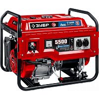 картинка ЗУБР Газовый генератор (сжиженный газ / природный газ / бензин) 5500 Вт  [СГ-5500Е] от магазина Tovar-RF.ru