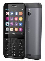 картинка телефон мобильный nokia 230 duos dark silver/black от магазина Tovar-RF.ru