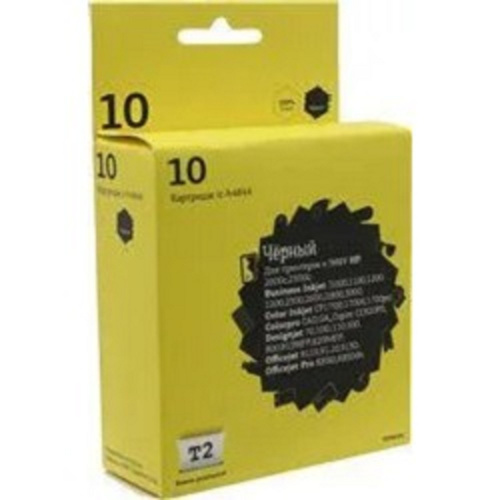 картинка t2 c4844a картридж №10 (ic-h4844) для hp 2000c/business inkjet 1200/2200/2600/2800/3000/pro k850/designjet 500, черный, 1400 стр. от магазина Tovar-RF.ru