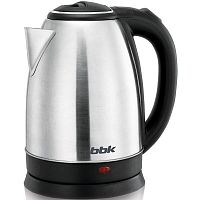 картинка bbk ek1760s (ss/b) чайник,1.7л, 2200вт, нержавеющая сталь/черный от магазина Tovar-RF.ru