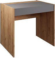 картинка Модульная мебель МЕБЕЛЬ-КОМПЛЕКС ЛАЙТ Стол косметический Дуб золотой крафт/Серый шифер (1 кор.) от магазина Tovar-RF.ru