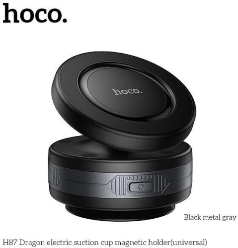 картинка автодержатель hoco (6942007658577) h87 black от магазина Tovar-RF.ru