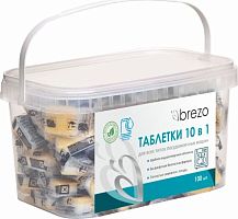 картинка Таблетки для посудомоечной машины BREZO Таблетки ALL IN 1 безфосфатные для посудомоечной машины, 100 шт BREZO Таблетки ALL IN 1 безфосфатные для посудомоечной машины, 100 шт от магазина Tovar-RF.ru