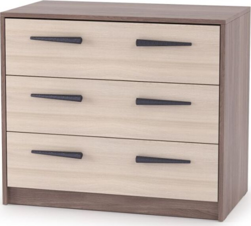 картинка Комод МЕБЕЛЬ-КОМПЛЕКС Оптима Комод с 3-мя ящиками Шимо темный/Шимо светлый МЕБЕЛЬ-КОМПЛЕКС Оптима Комод с 3-мя ящиками Шимо темный/Шимо светлый от магазина Tovar-RF.ru