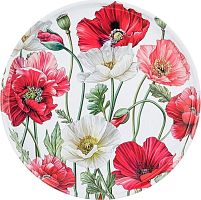 картинка Поднос AGNESS 898-011 Маки 33см AGNESS 898-011 Маки 33см от магазина Tovar-RF.ru