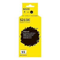 картинка t2 cli-521bk (ic-ccli-521bk) картридж для canon mp540/620/630/980/pixma ip4700, черный, с чипом от магазина Tovar-RF.ru