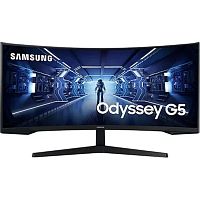 картинка lcd samsung 34" c34g55twwi черный {va 3440x1440 165hz 1ms 8bit 21:9 250cd 2500:1 178/178 hdmi2.0 displayport1.4 freesync(prem)} от магазина Tovar-RF.ru
